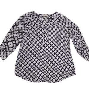 Van Heusen women’s medium nautical print blouse